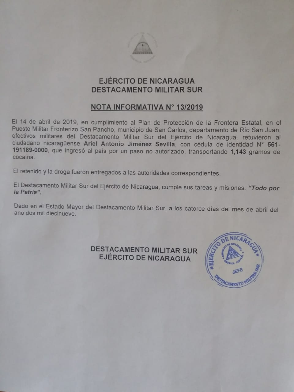NOTA